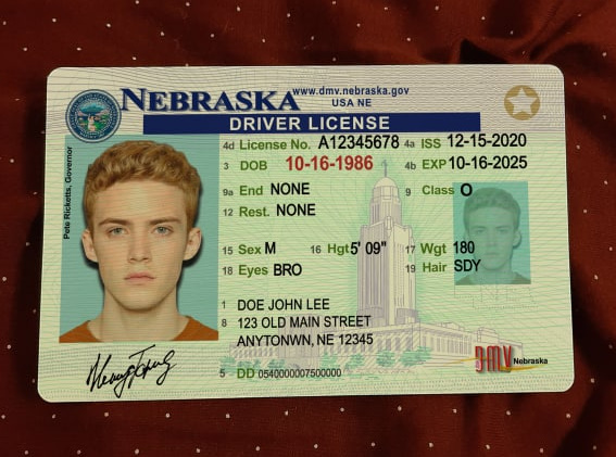 Nebraska Fake Operators License