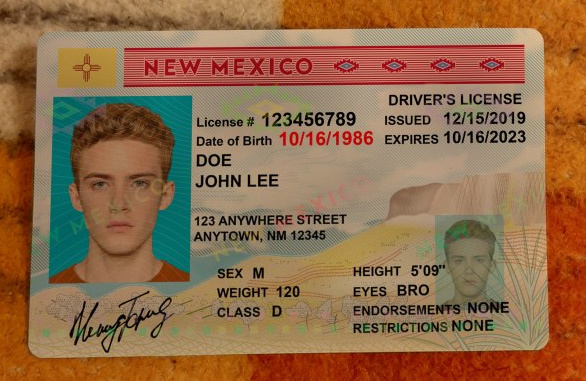 New Mexico Fake Drivers License