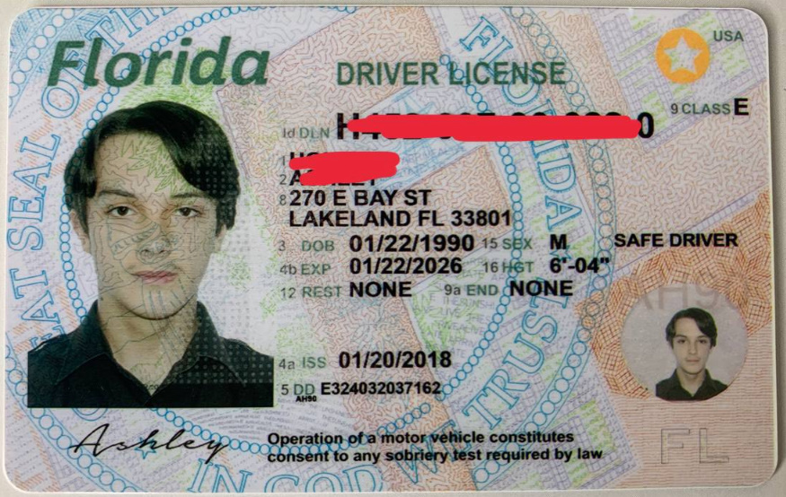 Florida Fake Drivers License