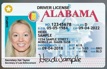 Alabama Fake Driver License